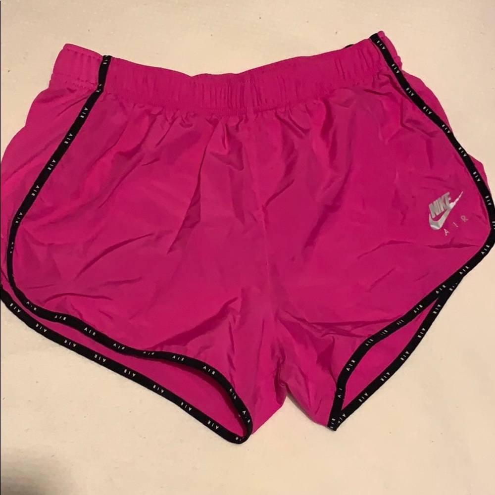 Pink Nike running shorts size large